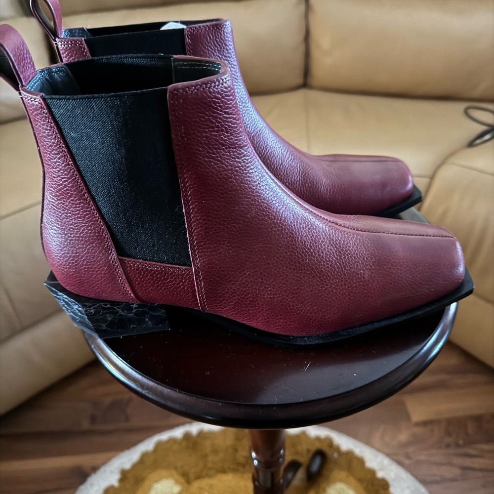United Nude Maroon Ankle Boots